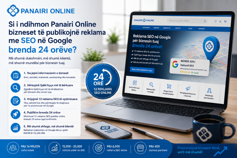 Si i ndihmon platforma Panairi Online  që biznesi të publikojnë reklama ...